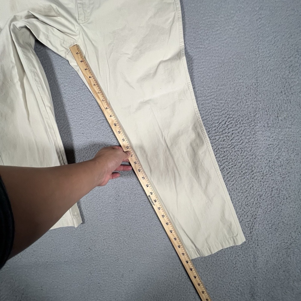 Suitsupply Pants Mens 36x28 Beige 100% Cotton‎ Slim Casual Preppy Pockets - Picture 6 of 13